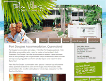 Tablet Screenshot of palmvillas.com.au